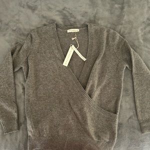 Lovestich Sweater in gray size small NWT